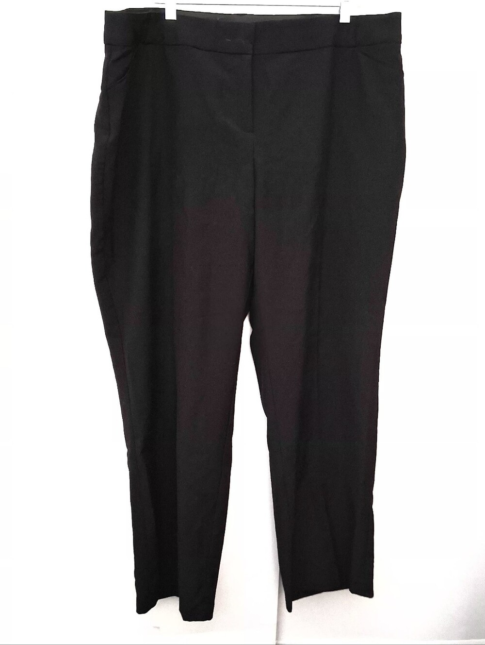 CATO Work Black Straight-Leg Pull-On Pants SIZE 20W